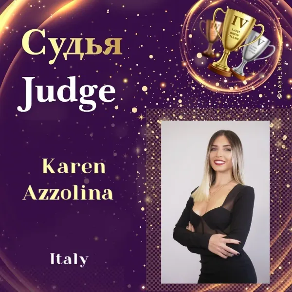 Karen Azzolina — WBC judge banner
