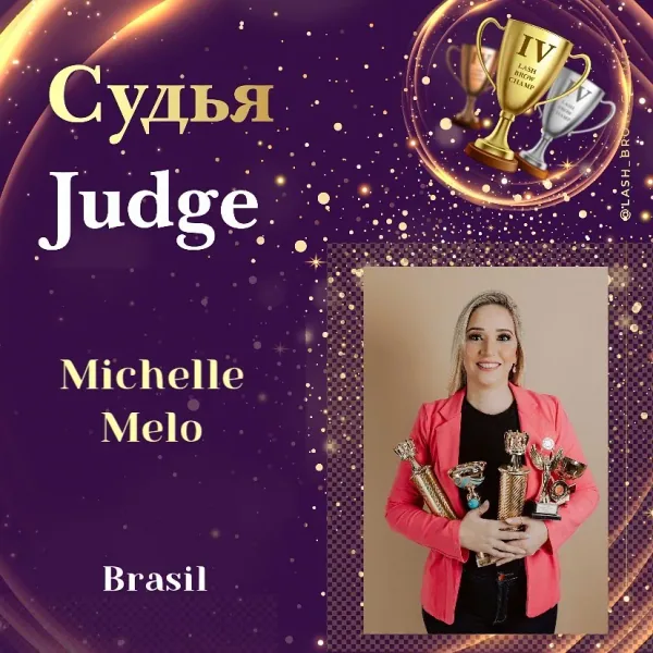 Michelle Melo — WBC judge banner