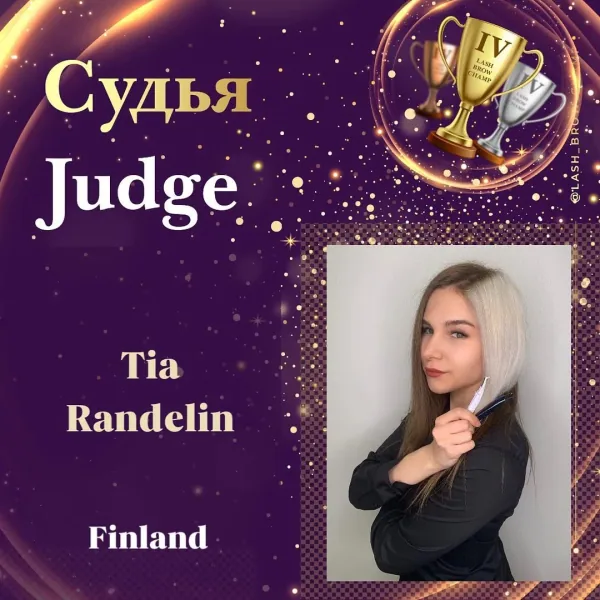 Tia Randelin — WBC judge banner