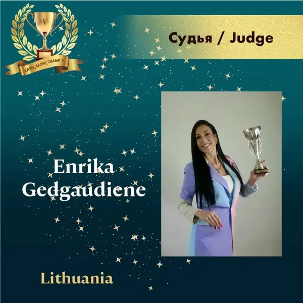 Enrika Gedgaudiene — WBC judge banner