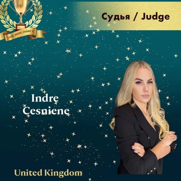 Indre Cesniene — WBC judge banner