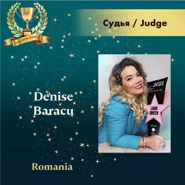 Denise Baracu — WBC judge banner