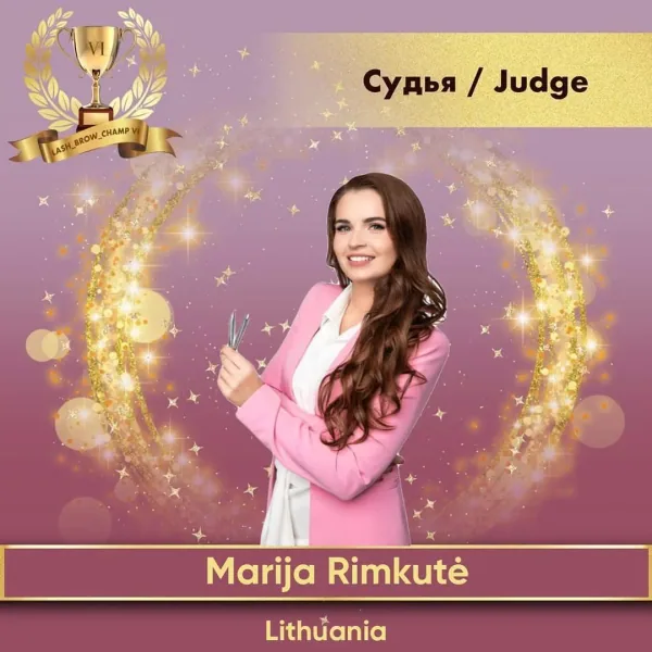 Marija Rimkutė — WBC judge banner