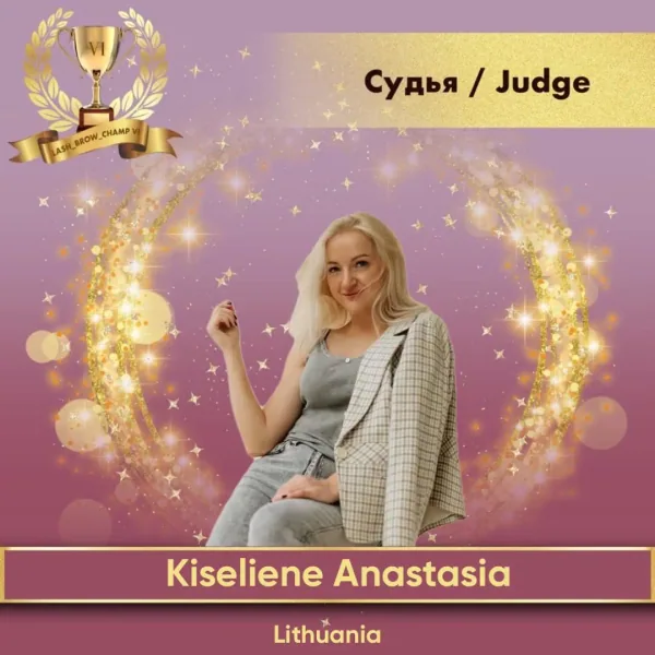 Kiseliene Anastasia — WBC judge banner