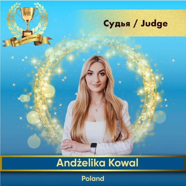 Andżelika Kowal — WBC judge banner