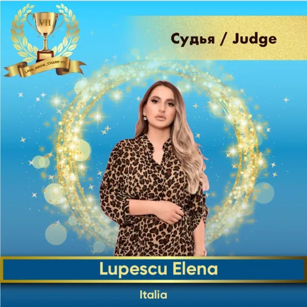 Lupescu Elena — WBC judge banner