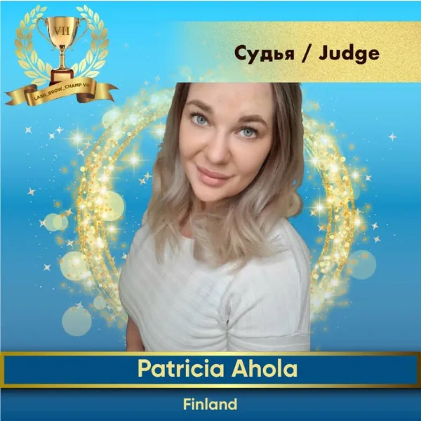 Patricia Ahola — WBC judge banner