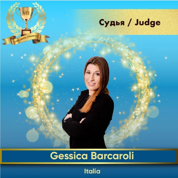 Gessica Barcaroli — WBC judge banner