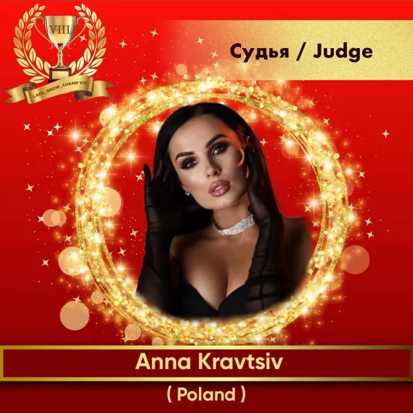 Anna Kravtsiv — WBC judge banner