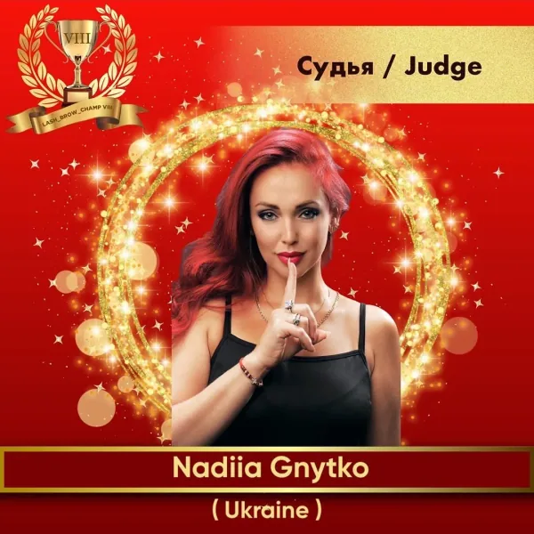 Nadiia Gnytko — WBC judge banner