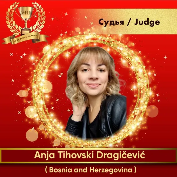 Anja Tihovski Dragičević — WBC judge banner
