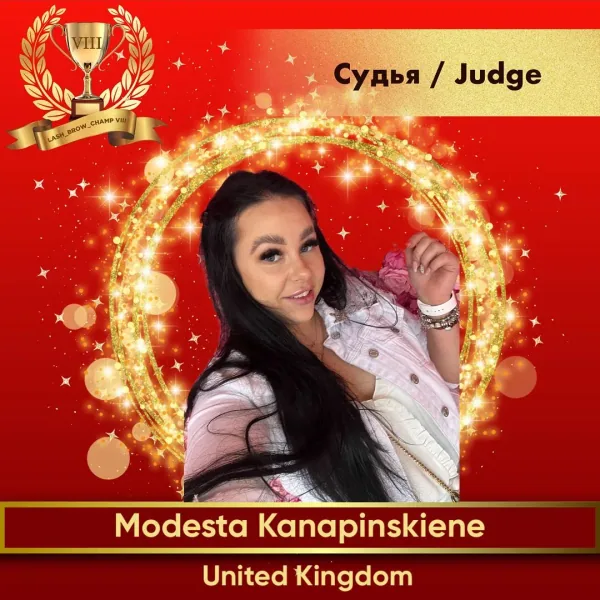 Modesta Kanapinskiene — WBC judge banner