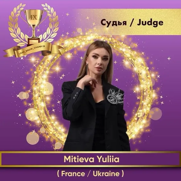 Mitieva Yuliia — WBC judge banner