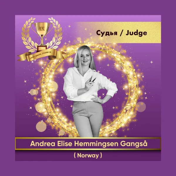 Andrea Gangså — WBC judge banner