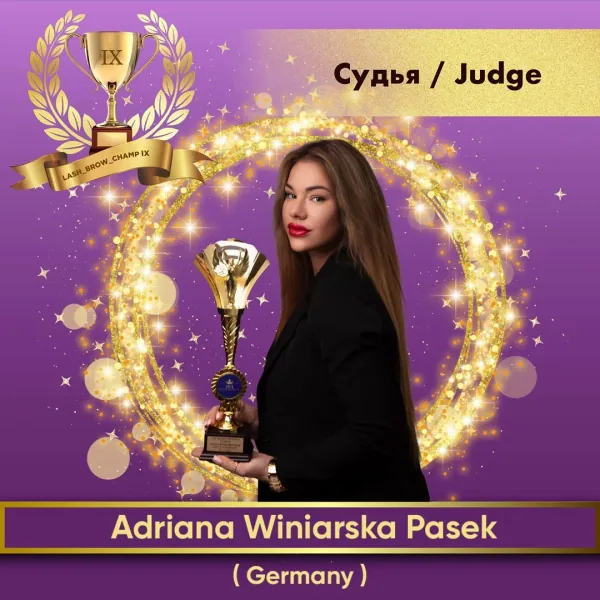Adriana Winiarska Pasek — WBC judge banner