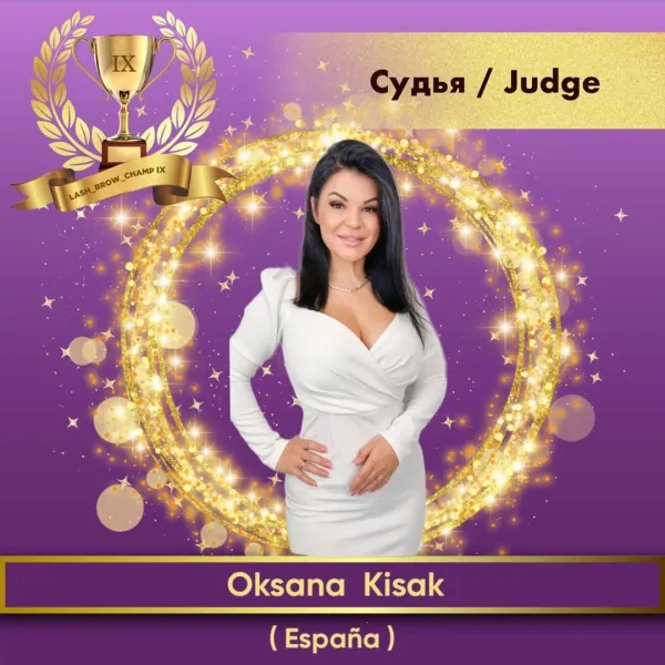 Oksana Kisak — WBC judge banner
