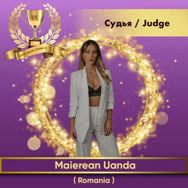 Maierean Uanda — WBC judge banner