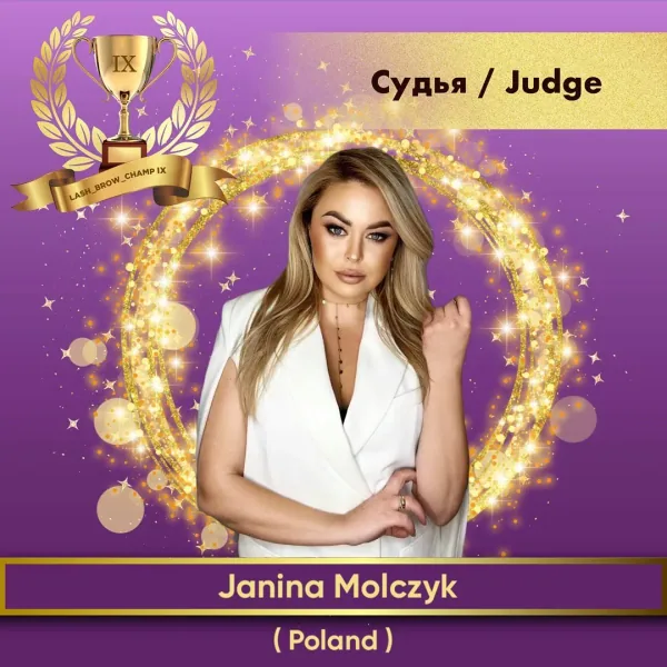 Janina Molczyk — WBC judge banner
