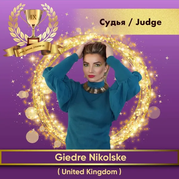 Giedre Nikolske — WBC judge banner