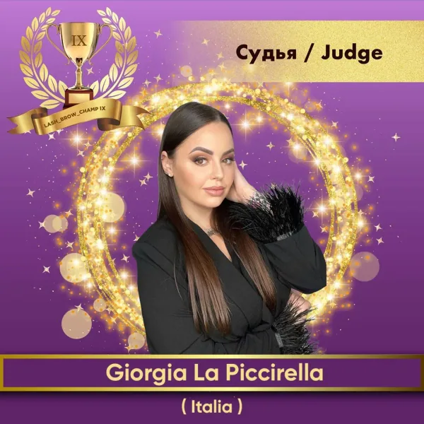 Giorgia La Piccirella — WBC judge banner