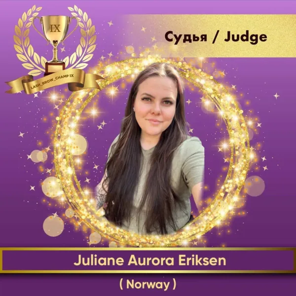 Juliane Aurora Eriksen — WBC judge banner
