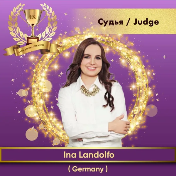 Ina Landolfo — WBC judge banner
