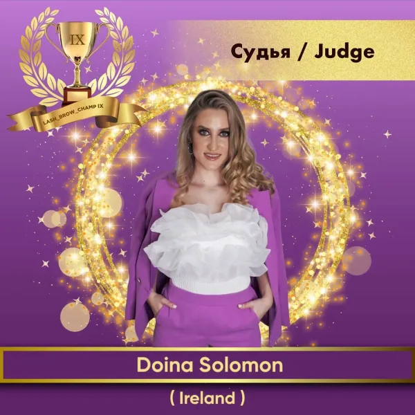 Doina Solomon — WBC judge banner